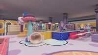 1000 ㎡   Parc d'attractions intérieur britannique, centre de jeux pour enfants avec salle de fête