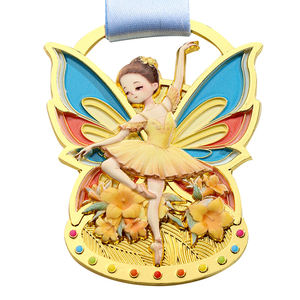 Medallas Deportivas de Metal para Danza con Cordón, Logotipo Personalizado, Medallas Deportivas Doradas, Medallas Académicas, Medallas de Ballet y Gimnasia Rítmica con Cinta - Product Image 6