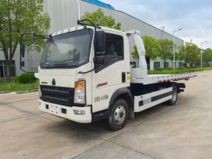 Camion de remorquage à plateau Sinotruk HOWO, conduite à droite/à gauche, assistance routière, dépanneuse avec treuil de 4 tonnes, véhicule de récupération automobile - Product Image 4
