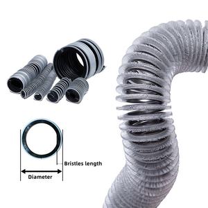 Спиральная круглая уплотнительная щётка, Антистатическая внутренняя катушка, внутренняя проволочная щетка с пыленепроницаемой щетиной, Заводская - Product Image 5