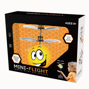 Mini modelo juguetes voladores chico Sensor infrarrojo Mini helicópteros Control remoto avión inducción juguete de pelota voladora - Product Image 4