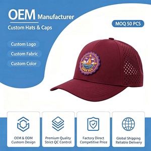 หมวกเบสบอลผู้ชาย OEM โลโก้ปัก ดีไซน์ใหม่ล่าสุด ทรงสลิมฟิต ผ้าฝ้ายคุณภาพสูง สีพื้น ปักลายอย่างดี สวมใส่สบาย - Product Image 1