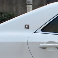 Autocollants décoratifs pour emblèmes latéraux Toyota Crown et Land Cruiser, compatibles avec les systèmes 210/220, pour la modification extérieure des véhicules.