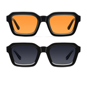 LMA 3412 New Arrival Brand Square Trendy Custom Logo Eyewear UV400 Orange Polarized Men Women Antiscratch Coating <b>Sunglasses</b> - Product Image 2