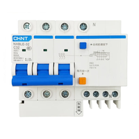 Disjoncteur différentiel Chint RCCB NXBLE-63 NXBLE-32 1P+N 2P 4P 3P 6A 25A 10A 32A 16A 40A 20A 50A 63A