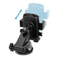 Support de téléphone de voiture pliable, flexible, étanche, anti-corrosion, avec ventouse, bras télescopique, rotation à 360°, pour tableau de bord