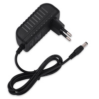 Cargador de Pared con Enchufe ABS de 12V 2A, Adaptador de Corriente Alterna/Corriente Continua de 24W con Enchufe para UE, Reino Unido, EE. UU. y Australia, Color Blanco para Equipos de Audio