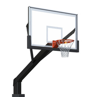 Panneau de basket-ball en verre trempé à prix d'usine, panneau mural en verre trempé de sécurité pour intérieur et extérieur
