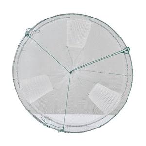 JQWOJASIERWQ828 Piège circulaire d'aquaculture pour poissons, filet de pêche extérieur de 120 cm de diamètre, piège à crabes et crevettes - Product Image 1