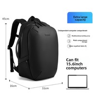 Sac d'affaires multifonctionnel pour homme, durable, antivol, avec poche pour trolley, imperméable, en Oxford, pour ordinateur portable
