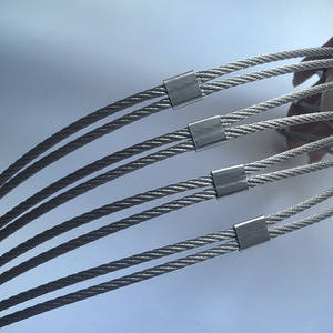 Cuerda tejida de acero inoxidable 316/316L de <span class=keywords><strong>malla</strong></span> de diamante flexible para redes protectoras de jardines Zoo Birdhouses Gabion Mesh - Product Image 2
