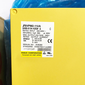 เครื่องขยายเสียงแกนหมุนเซอร์โว A06B-6134-H202 Fanuc ของแท้สำหรับการเขียนโปรแกรมพีแอลซีและการควบคุมในอุตสาหกรรม - Product Image 2