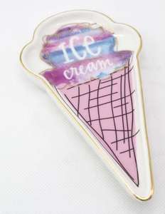 Plateau à bijoux en céramique, porcelaine et grès dolomite Hengfei, motif <span class=keywords><strong>licorne</strong></span> en forme de cœur, bord doré, pour la décoration et le rangement de la maison - Product Image 6