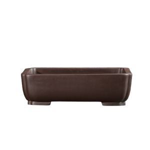 Maceta Rectangular de Zisha para Bonsái, Grande, Biselada, Estilo Chino, para Escritorio - Product Image 5