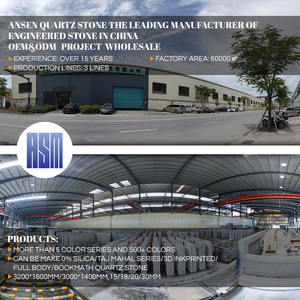 Taj Mahal bán buôn Trung Quốc đá thạch anh thấp silica Matte Đá Thạch anh nhân tạo cho Vanity đầu bàn - Product Image 5