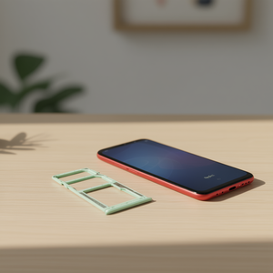 Vassoio porta SIM e Micro SD verde per accessori cellulare Redmi A1 - Product Image 3