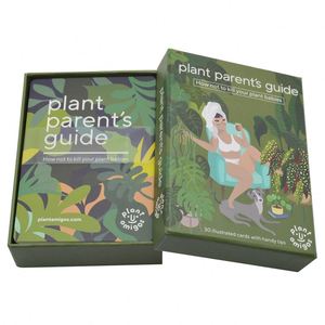 Plant Amigos, Guía para Padres de Plantas, Tarjetas de Papel Ecológicas, 30 Tarjetas Educativas Ilustradas, Consejos Prácticos para Plantas de Interior - Product Image 1