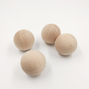 Bolas de <span class=keywords><strong>madera</strong></span> de goma Natural personalizadas para decoración navideña - Product Image 2