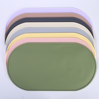 Set de table en silicone de qualité alimentaire, résistant à la chaleur, sans BPA, lavable, antidérapant, style nordique minimaliste, pour restaurant et maison