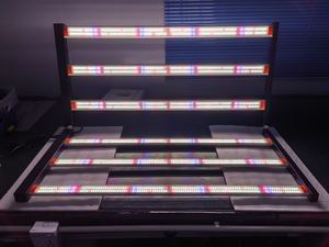 Hongyyi 1000w/1200w הוביל לגדול אור 4 * 6ft 10/12 ברים ספקטרום מלא + uv + fr/ir 100w נהג מובנה 0-10v שליטה אלומיניום PC - Product Image 4