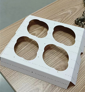 Tùy chỉnh <span class=keywords><strong>cupcake</strong></span> hộp 6 lỗ 4 đếm để đóng gói - Product Image 2