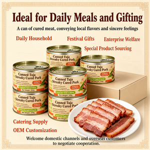 11 - <span class=keywords><strong>Carne</strong></span> Curada Enlatada Premium, Tujia de Cerdo Ahumado, Especialidad Lista para Comer, Bacon Ahumado para Venta al por Mayor en Supermercados - Product Image 5