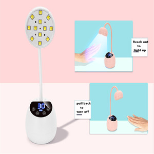 Lampe à ongles UV LED sans fil 36W, mini, 12 ampoules, écran tactile, portable, séchage rapide, rechargeable par USB, pour salon - Product Image 5