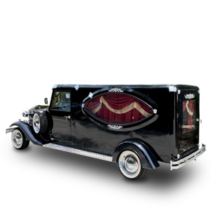 New Style Beautiful Special Funeral <b>Trailer</b> Coffin Hearse Wagon Luxury American Hearse Buggy for Exequies - Product Image 6