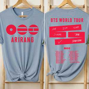 T-shirt OEM ODM Arirang 2026 World Tour B, Merch Arirang Tour, T-shirt <span class=keywords><strong>RM</strong></span> <span class=keywords><strong>Jin</strong></span> Suga JHope Jimin V Jungkook, Cadeau ARMY, Concert Kpop - Product Image 6
