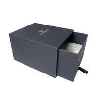 Emballage cadeau en carton écologique personnalisé avec logo, tiroir coulissant, pour bijoux et montres, boîte à boucles d'oreilles, collier, bague