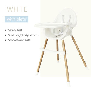 Silla de comedor moderna para niños, asiento antideslizante de alta calidad, altura ajustable, con plato, <span class=keywords><strong>2022</strong></span> - Product Image 2