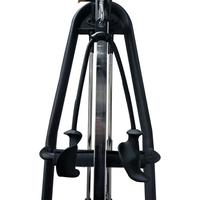 Poignée de traction robuste en acier inoxydable pour biceps et triceps, accessoire de machine à câble de gym, barre de rame