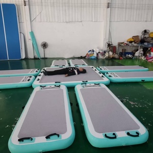 Tapis de yoga gonflable aquatique vert menthe, tapis d'entraînement aquatique gonflable, tapis de gymnastique aquatique gonflable – Vente chaude - Product Image 4