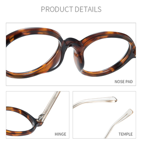 Visualmate Hot Bán TR90 và <span class=keywords><strong>Acetate</strong></span> Kính retro cổ điển Vòng kính khung người đàn ông người phụ nữ thời trang Kính mắt khung - Product Image 6