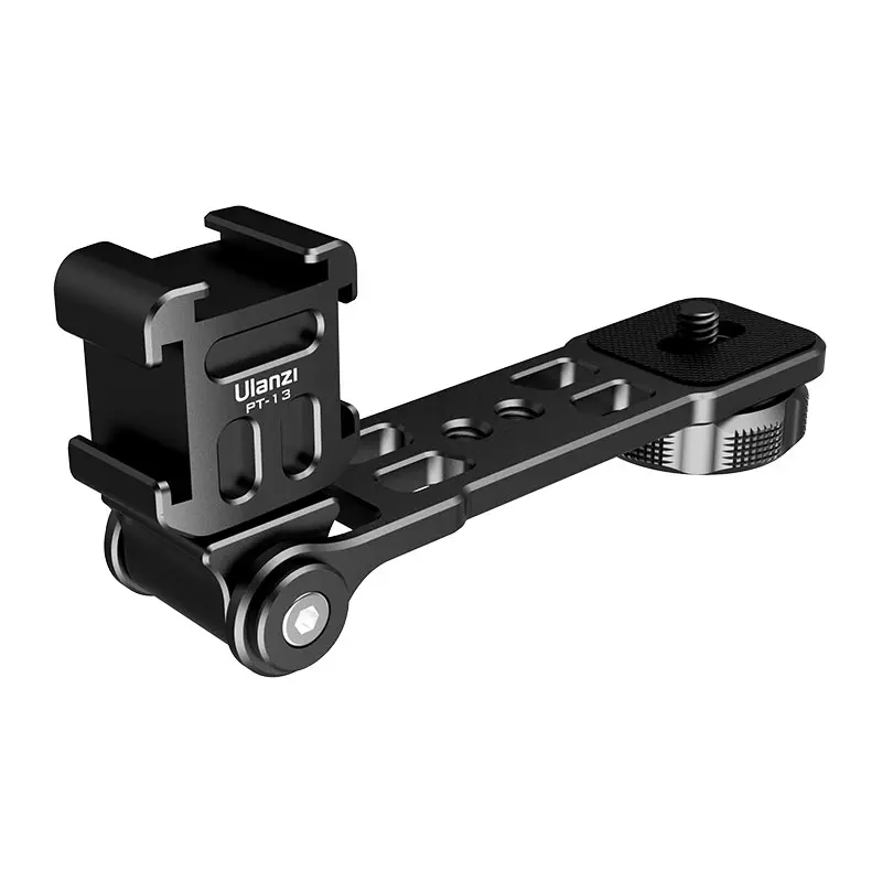 Ulanzi PT-13 Extend Cold Shoe Mount Plate Gimbal Accessories Smartphone SLR Camera Vlog Plate for Osmo Mobile 3 Sony A6400 6600