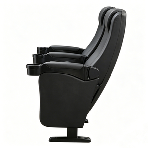 Chaise <span class=keywords><strong>de</strong></span> <span class=keywords><strong>théâtre</strong></span> pliable commerciale - Revêtement en tissu, pieds en acier, design moderne, écologique, durable pour <span class=keywords><strong>les</strong></span> écoles, <span class=keywords><strong>les</strong></span> églises, <span class=keywords><strong>les</strong></span> hôtels - Product Image 3
