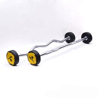 Équipement de fitness, haltères fixes de différents poids, barre droite pour curls, ensemble d'haltères CPU pour salle de sport