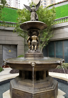 Fontaine en bronze coulé - Statue d'ange Cupidon classique grandeur nature, élément aquatique pour hôtels et parcs