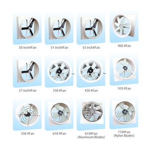 Ventilador Axial Eléctrico de 50 Pulgadas para Ventilación de Ganado, Aspas de Nylon <span class=keywords><strong>PA66</strong></span>+<span class=keywords><strong>GF</strong></span>, Carcasa de FRP, Motor de Cobre Puro, 35000m/h - Product Image 3