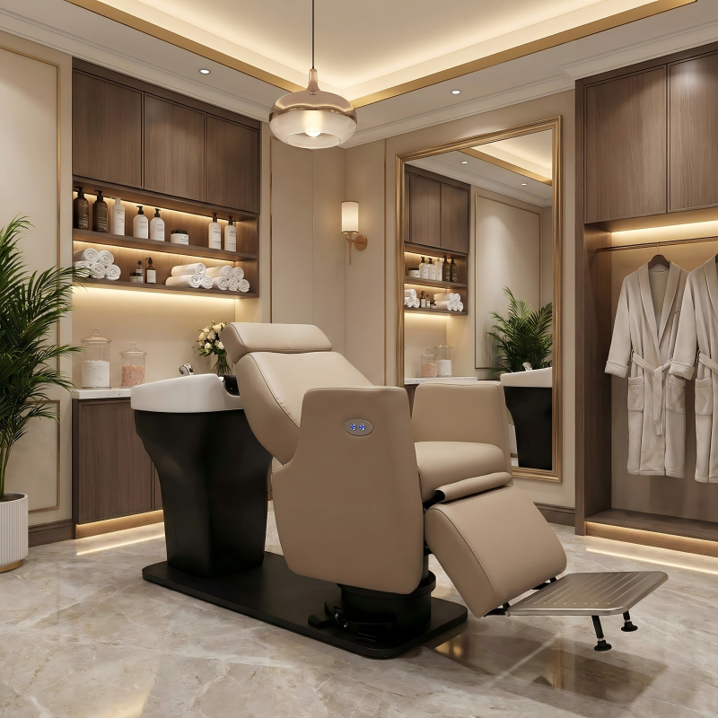 New Electric Shampoo Chair Eco Friendly