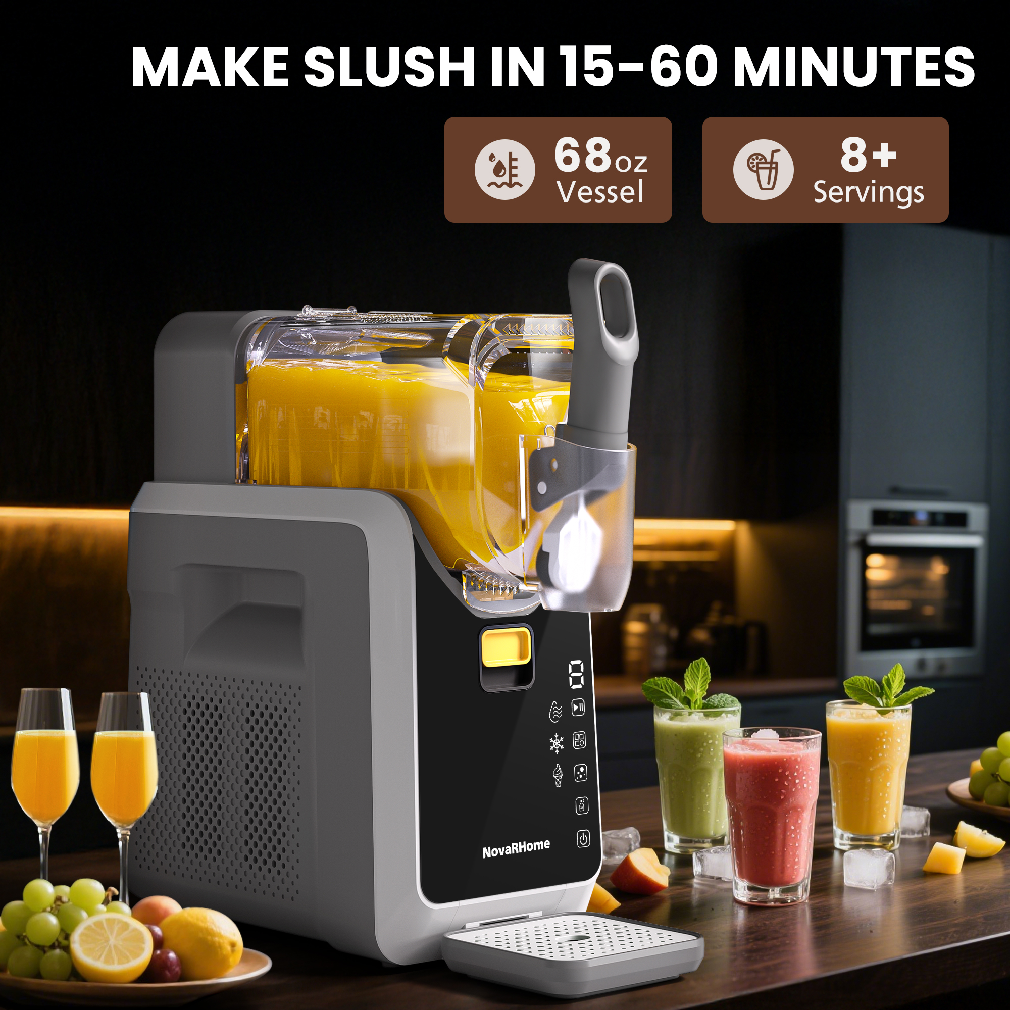 2L Home Slush Machine Smoothie Blender Beverage Maker Frozen Drink Ice Slushy Maker Home Frozen Drink Machine · image 4