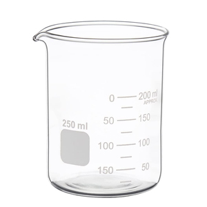 실험실 유리 화학 졸업 25ml 250ml 500ml 붕규산 유리 비커 세트 - Product Image 6