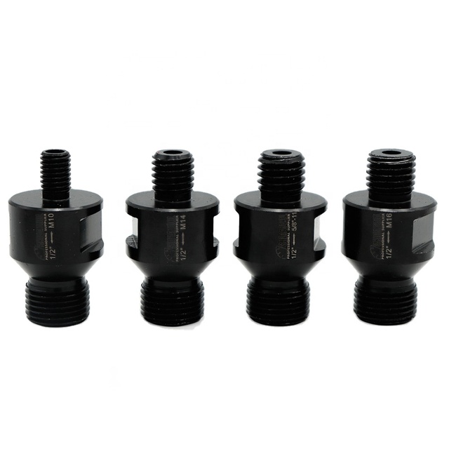 Connection Converter Adapter for M10 M14 5/8''-11 or M16 Thread to 1/2 Inch Fit for CNC Machine Diamond Core Drill Bit