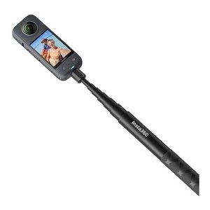 Bastone - Palo de Selfie Telescópico Plegable Invisible de Aluminio, 114 cm, Negro, 935284 - Product Image 3