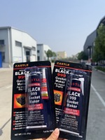 CASTLE 999 Black RTV Gasket Maker, mastic silicone résistant aux hautes températures pour moteur automobile et usage transportif