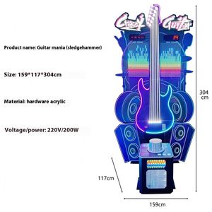 Máquina de Boxeo Estilo Europeo, Gabinete Arcade con Sistema de Pago con Tarjeta, Luces y Sonido para Juego de Boxeo en Interiores - Product Image 1