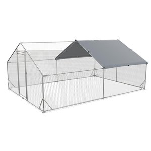 Diretto dal fornitore su misura Walk-<span class=keywords><strong>In</strong></span> ha galvanizzato il pollaio mobile del metallo del <span class=keywords><strong>ferro</strong></span> della casa di gallina con i cancelli del traliccio della recinzione - Product Image 6