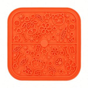 Tapis d'alimentation en silicone en forme de pieuvre pour animaux de compagnie, imperméable, pour chiens et chats, idée cadeau originale pour amis à fourrure - Product Image 3