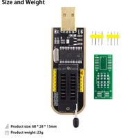 Programador CH341B USB para Placas Base, Routers, LCD, BIOS/FLASH/24/25