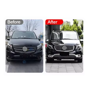 Araba parçaları ve aksesuarları elmas ön tampon Grille Grill Mercedes Benz V Class Vito Mercedes W447 için